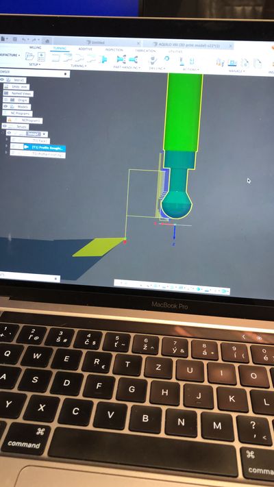 CAM post-processor output