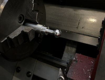 Machined oval component