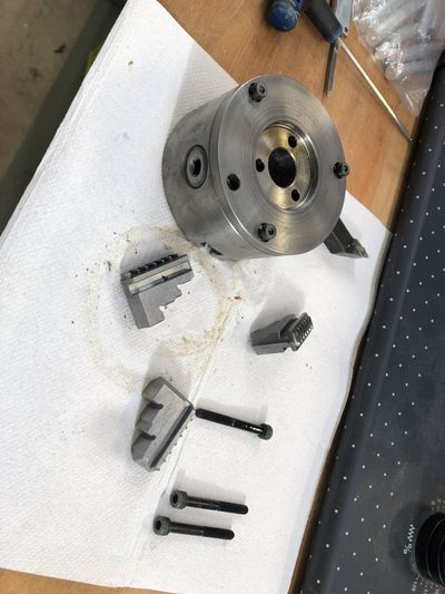 CNC lathe restoration work