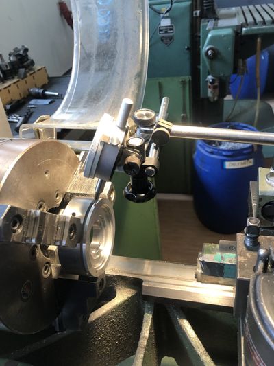 HEI machining setup