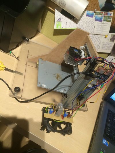 Homemade CNC engraver